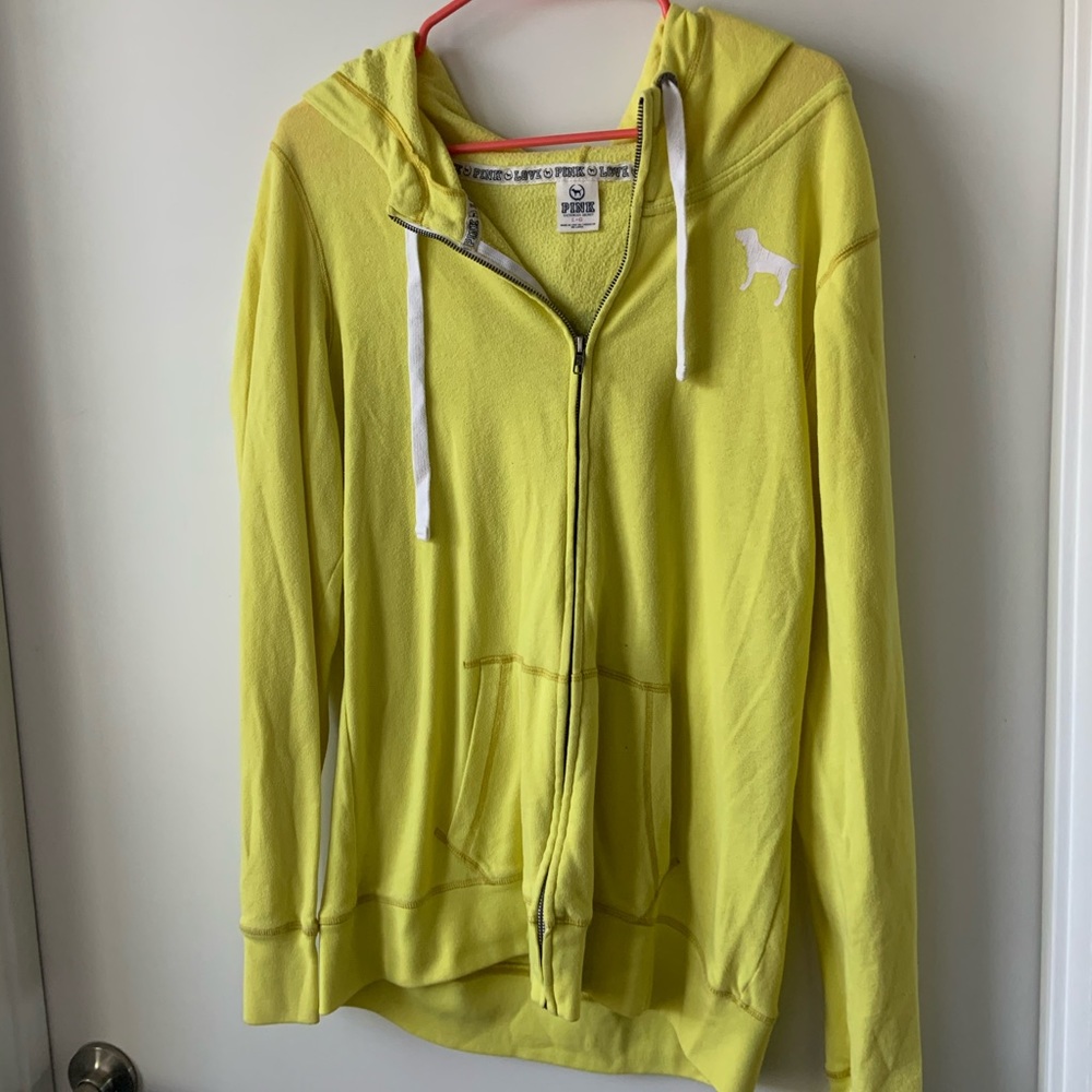 Neon Zip Up Hoodie